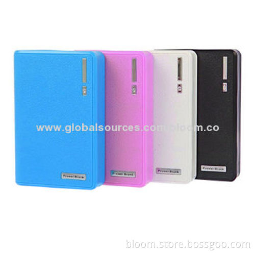 12,000mAh Wallet Power Banks for iPad with Dual-USB Output, Full CapacityNew